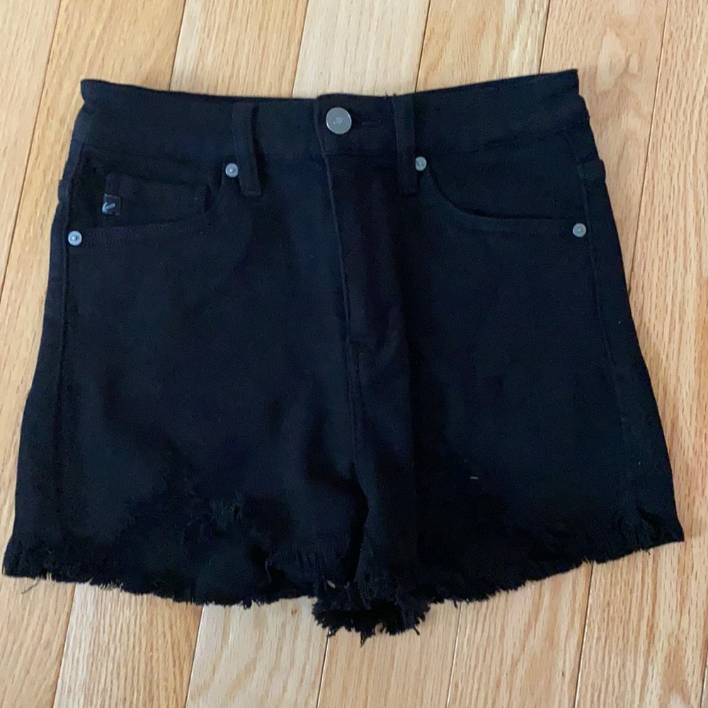 KanCan black high waisted shorts